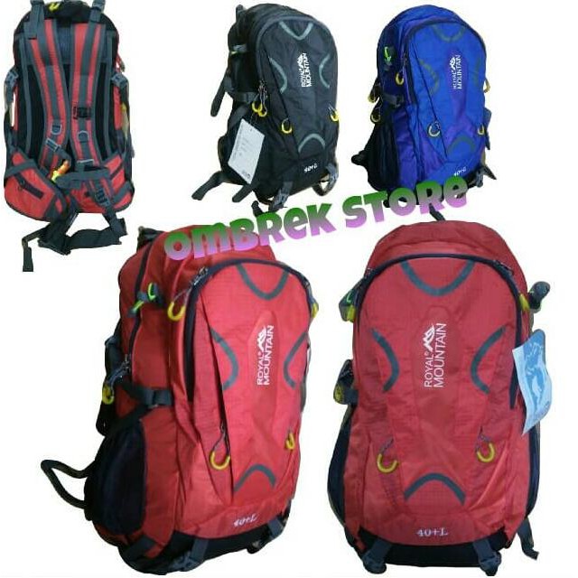 Tas Gunung Dkk. Tas Gunung Royal Mountain 40L Produk Ori