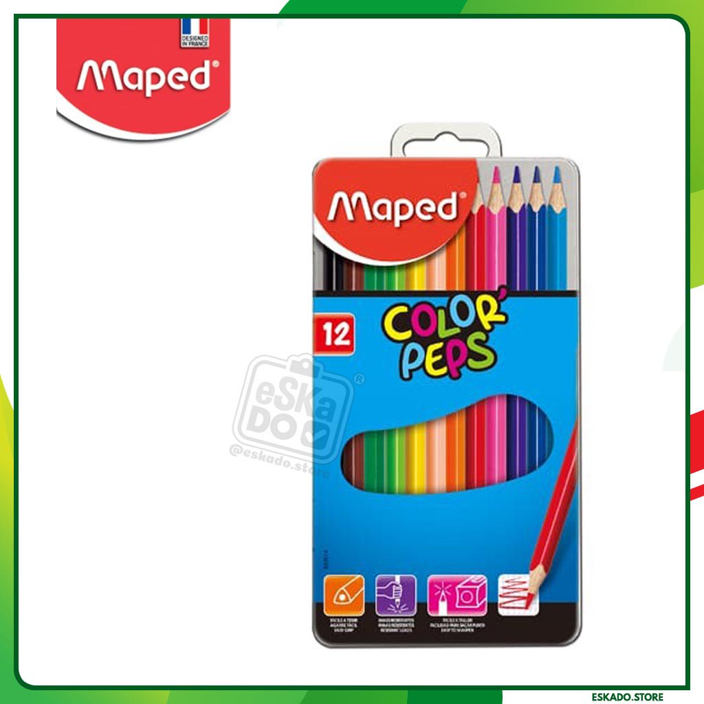 Maped Pensil Warna Color Peps isi 12