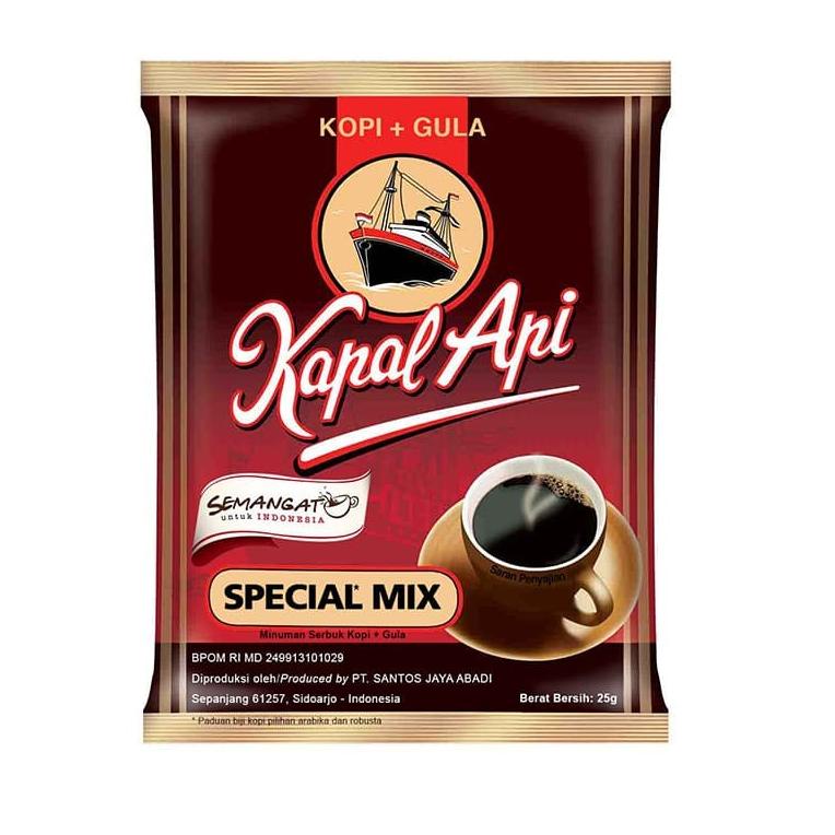 

[DISCOUNT JLJ82] YongPack - Kopi Kapal Api Special Mix / Kopi plus Gula 25g Bisa Cod Stock Banyak