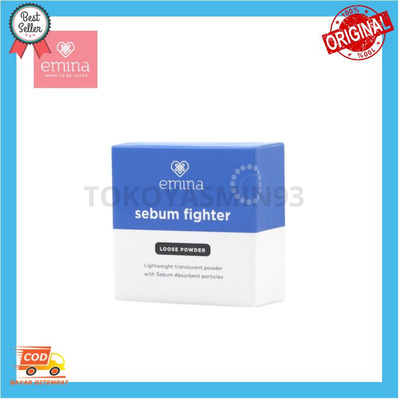 Emina Sebum Fighter Loose Powder 8 g Murah