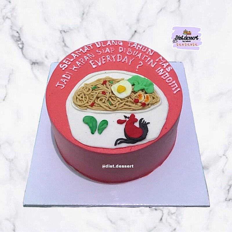 

noodles cake