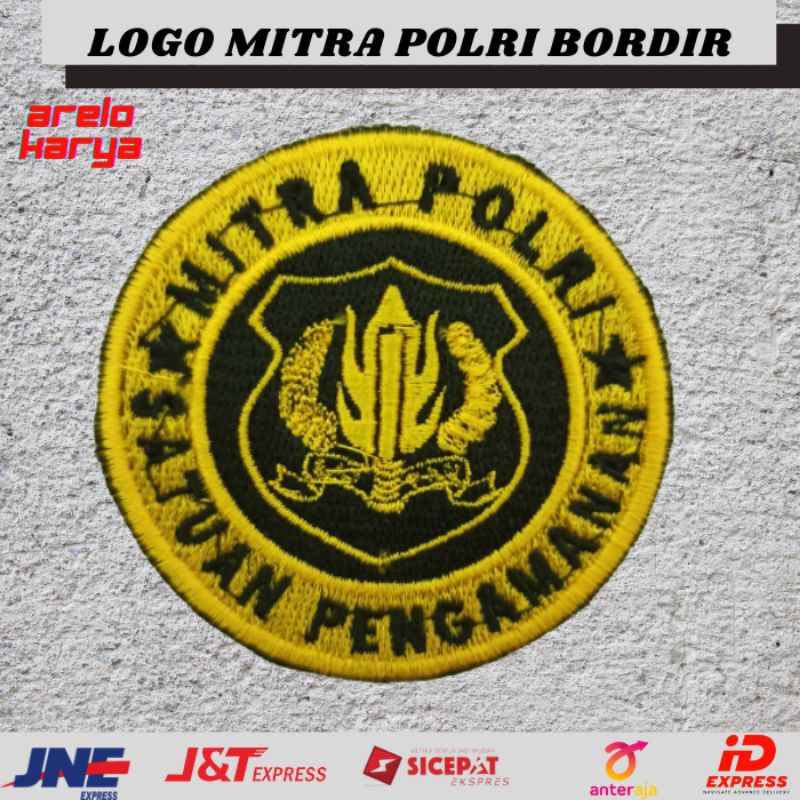 logo bordir Mitra Polri