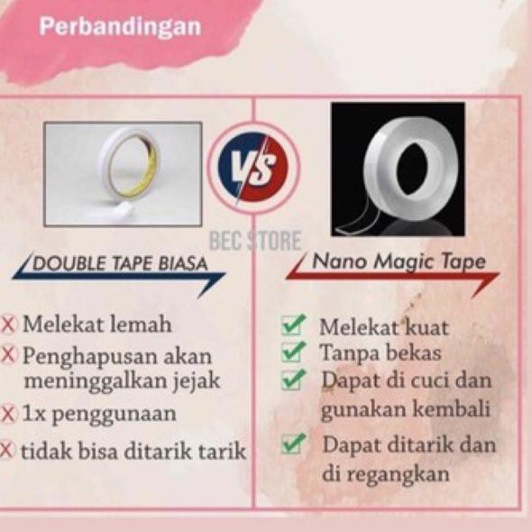 

TERMURAH & TERBAIK Nano magic tape