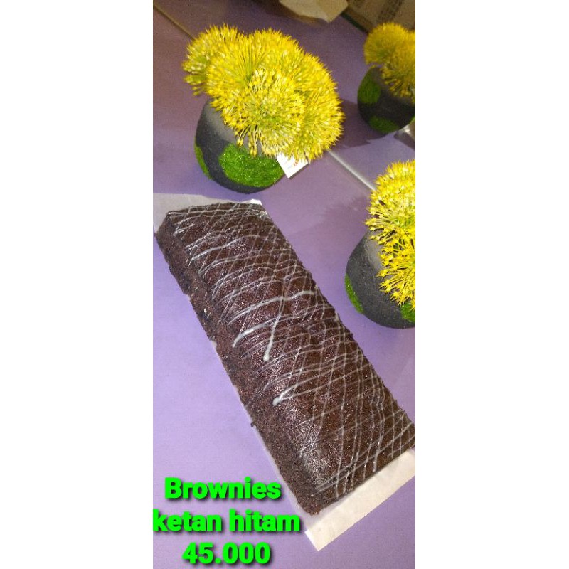 

Brownis ketan hitam