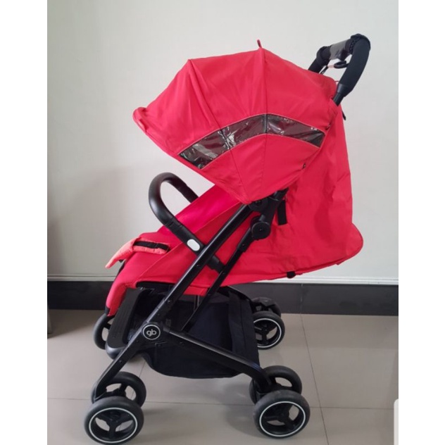 Stroller GB Qbit Preloved like NEW + Sarung Stroller