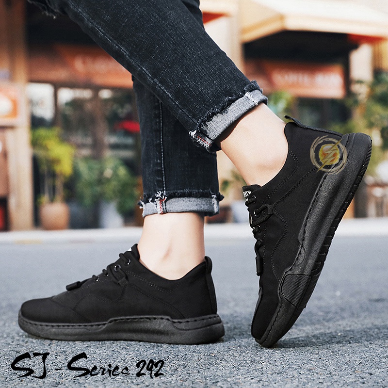 [JWALK] Sepatu Pria Sneakers Keren Motif Trendy Tali Elastis series 3 Kualitas Import Premium -292