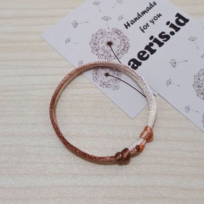 Gelang Tali Satin Rustic