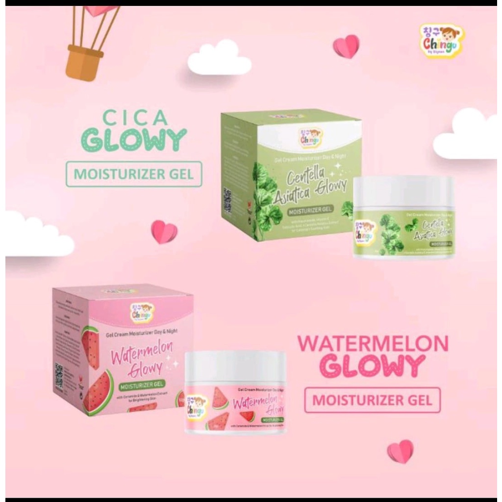 Jual Chingu by kiyowo gel cream moisturizer day&night watermelon glowy