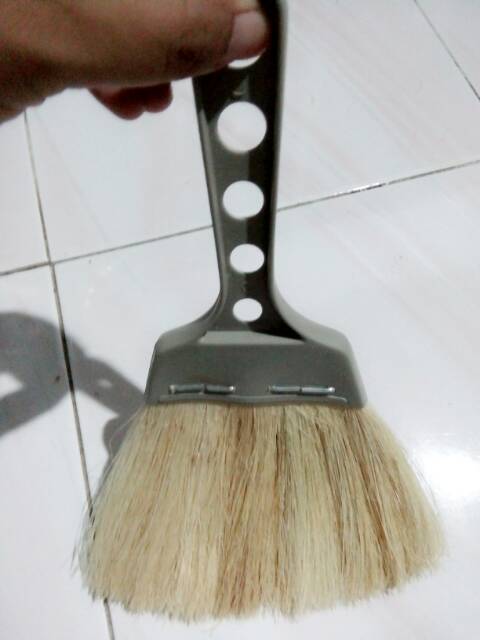 Sapu mini pembersih mesin dari serabut nanas