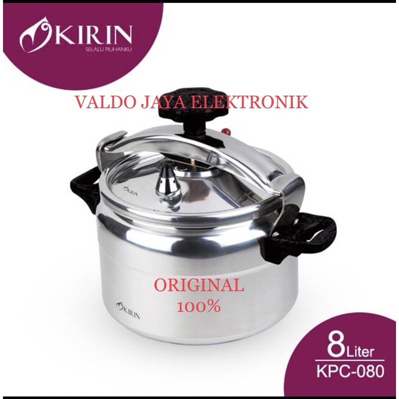 KIRIN Presto KIRIN KPC-080 Panci Masak Cepat Kirin KPC080 KPC 080