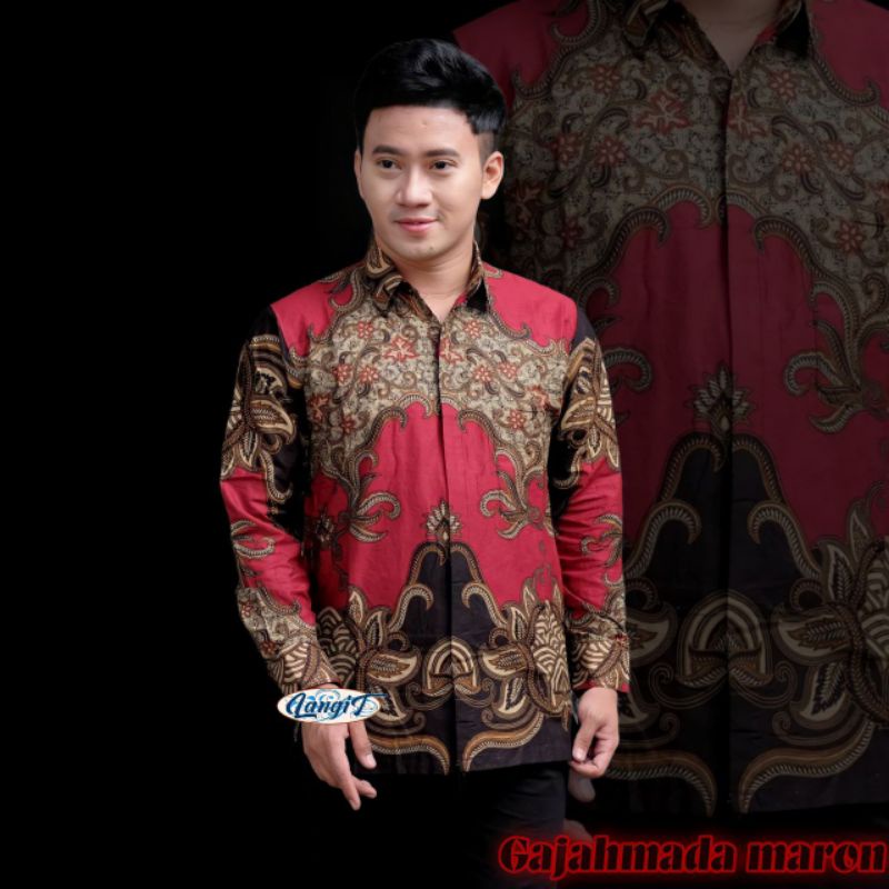 kemeja batil atasan pria ukuran M L XL XXL bayar ditempat