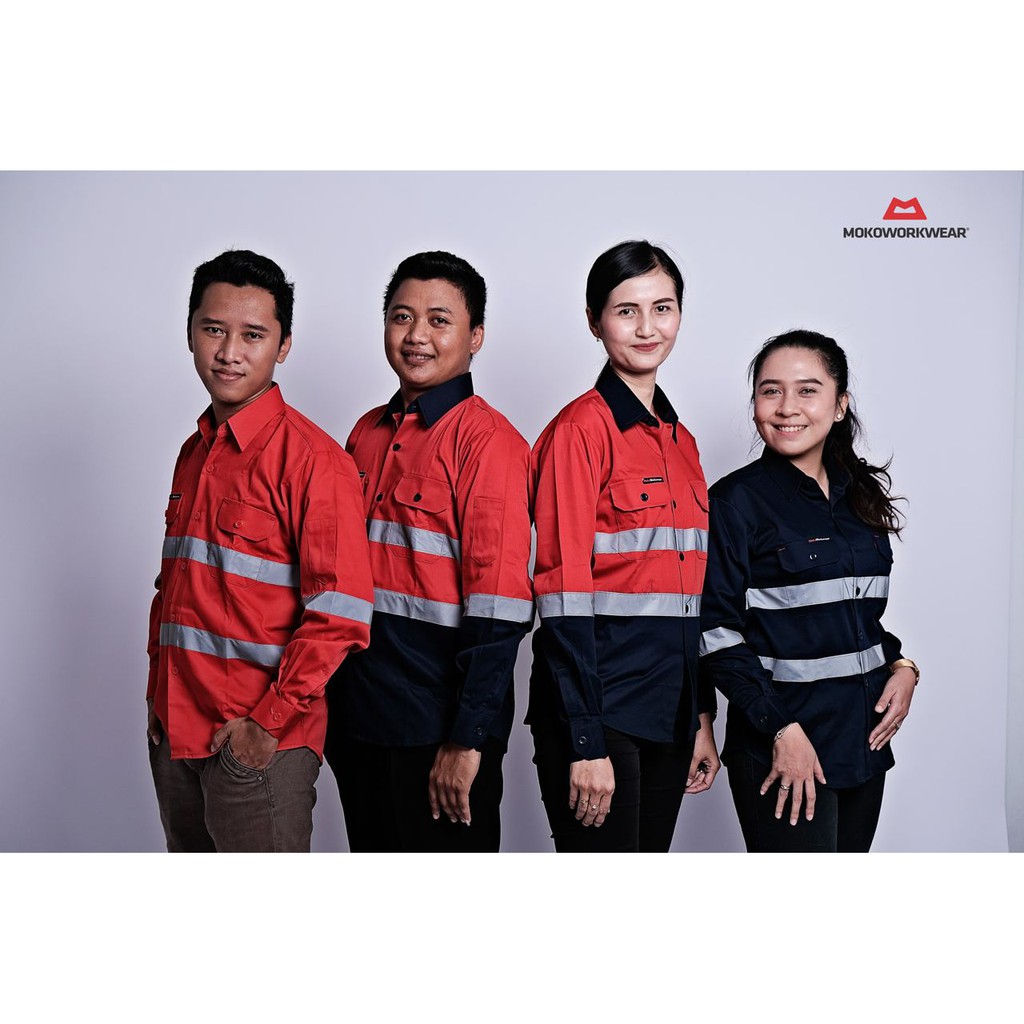 BAJU WEARPACK KERJA TAMBANG PAKAIAN WEARPACK KERJA ATASAN MOKOWORKWEAR