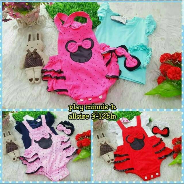 Minnie polka 0 8bln AlqCclo Baju  anak bayi  perempuan  