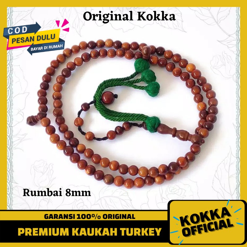 Tasbih Kaukah Rumbai 99 Butir Asli Tasbeh Kayu Kaokah Koka Kaoka Kauka Kokkah By Kokka Official