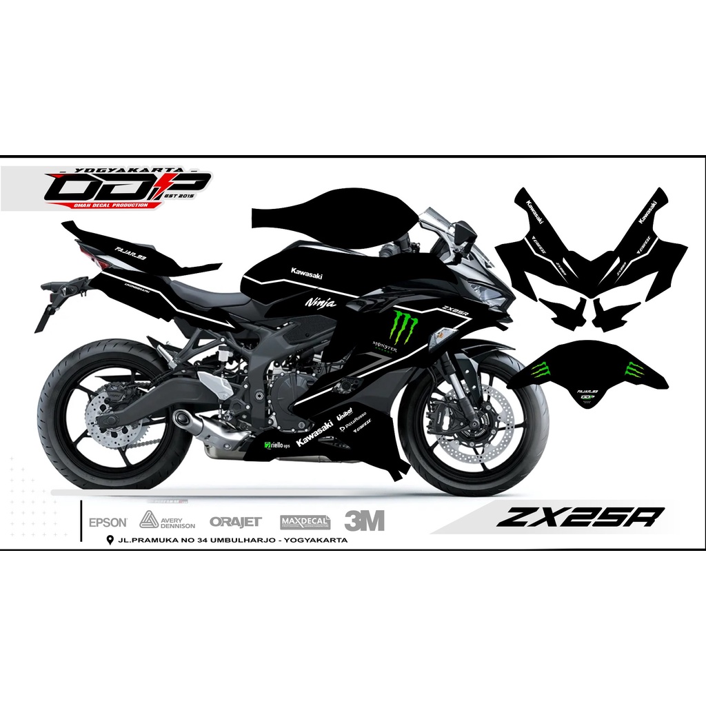 decal sticker ninja ZX25R