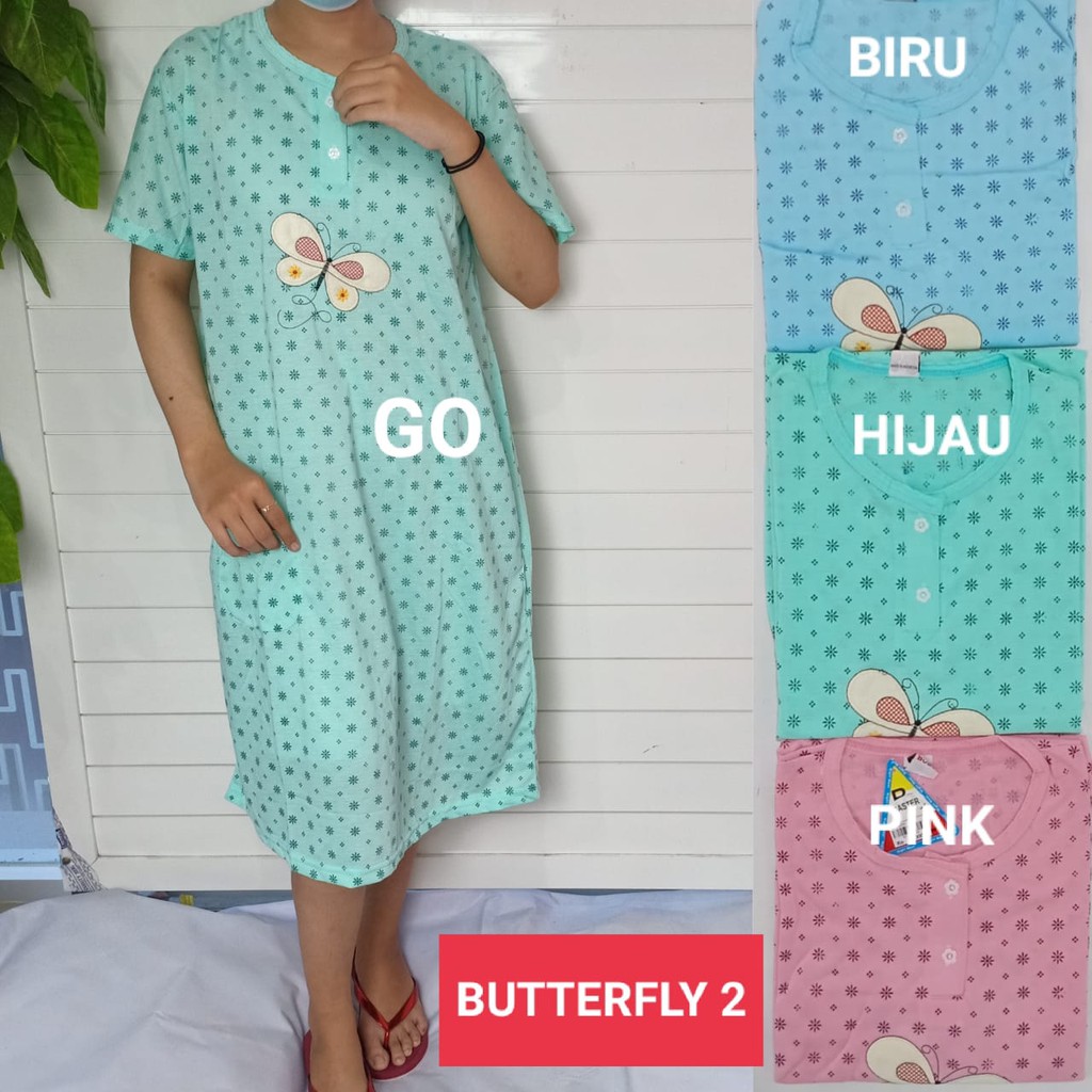 gof  DS 3 DASTER BOBO STANDART Pakaian Wanita Casual Santai Motif Busui Baju Tidur