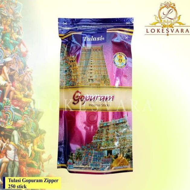 Open Ds] Dupa Hio Wangi Harum Aromaterapi India Darshan Tulasi Gopuram Zipper