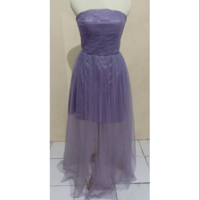 purple tulle bridesmaid dresses