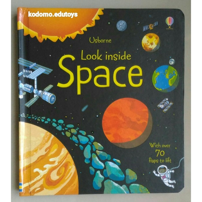 

PROMO TERMURAH Usborne Look inside Space, Buku Import Anak BR180