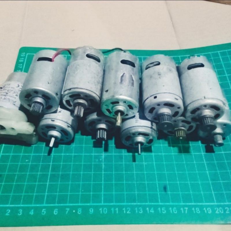 Motor dc Tegangan 12Volt - 4000rpm -24v 6500rpm motor second murah
