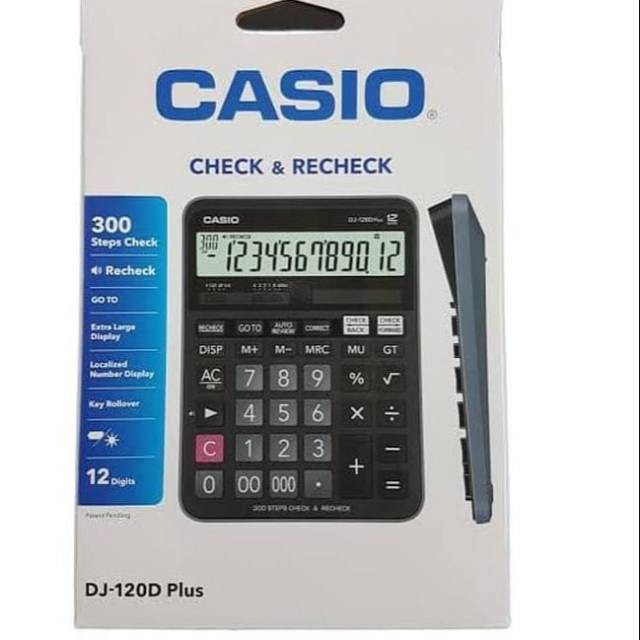

KALKULATOR CASIO DJ 120 D PLUS ORIGINAL
