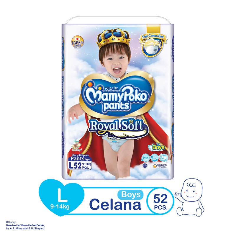 Mamypoko Pants Royal Soft Boy / Girl M64 L52 XL46 / S70