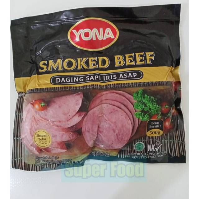 

Yona Smoked Beef Daging Burger Sapi 500gr isi 24