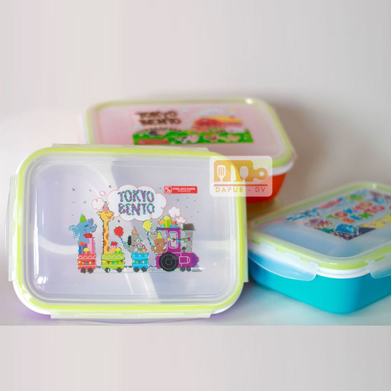 Lunch Box Tokyo Bento CJP 4 Sekat / Kotak Bekal Makan Premium/ Tempat Makan Anak