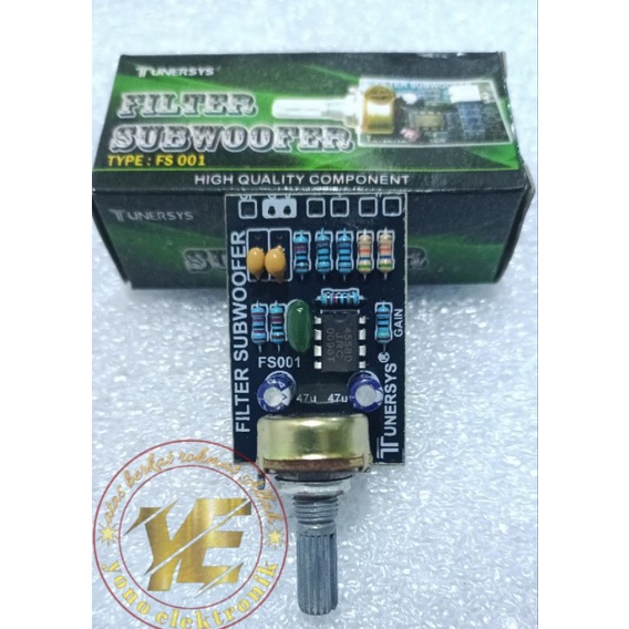 Kit Filter Subwoofer 1 Pontensio Tunersys