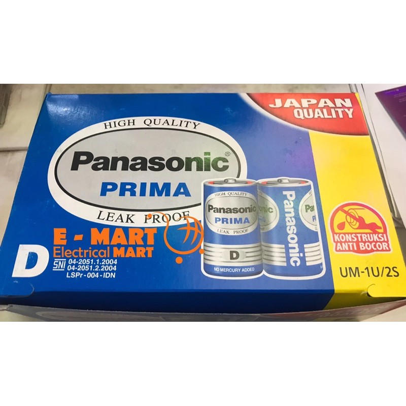 Panasonic Battery D PER PCS / Baterai Senter Besar / Baterai size D