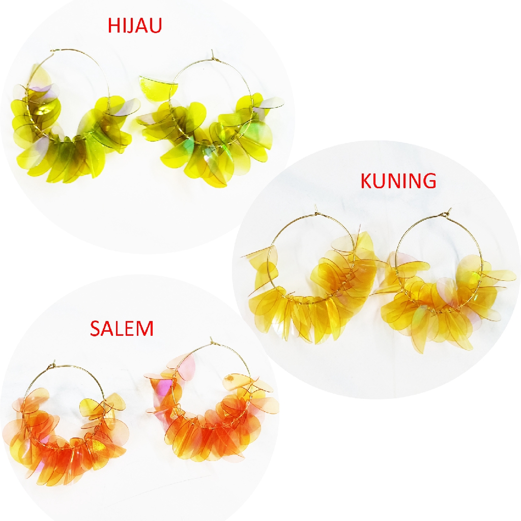 Anting Fashion Wanita Model Hoops Aneka Warna 424