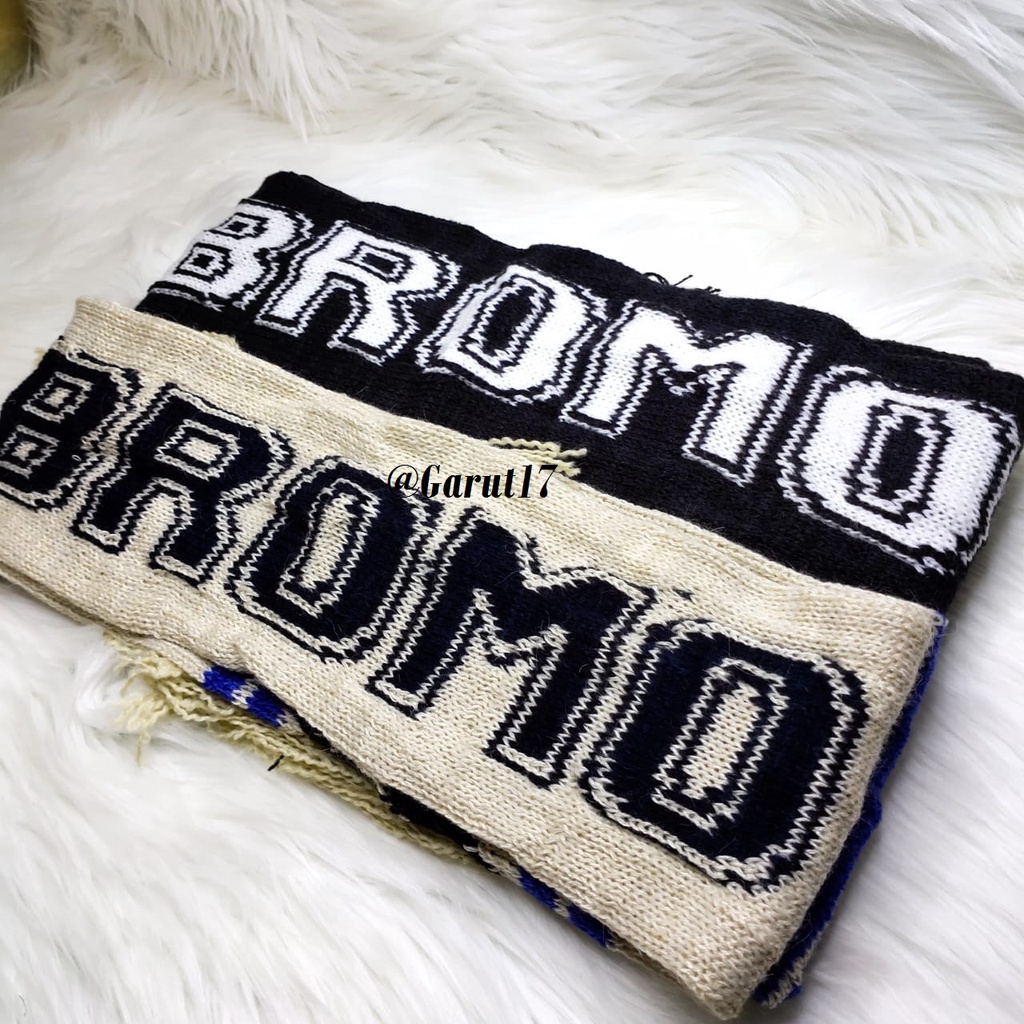 Syal BROMO RAJUT  Unisex Bahan Rajut Premium Terlaris