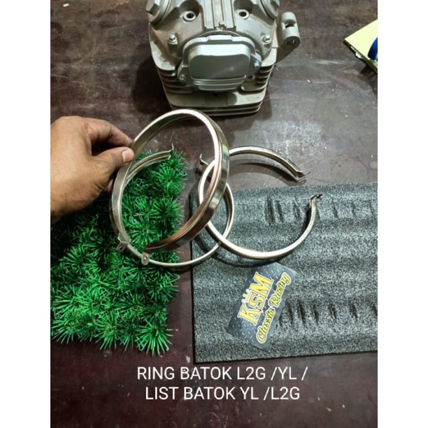 ring lampu  batok YL ring lampu depan batok L2G/YL /ring lampu depan batok L2G/batok YL PNP cb