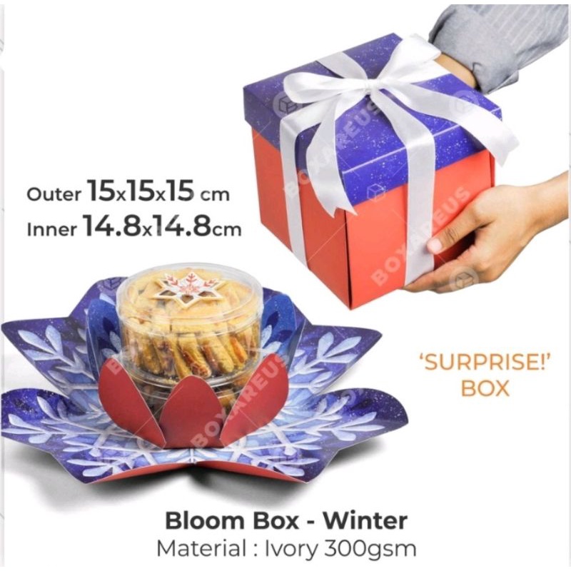 

BLOOM WINTER BOX HAMPERS BOX GIFT KOTAK KADO DUS