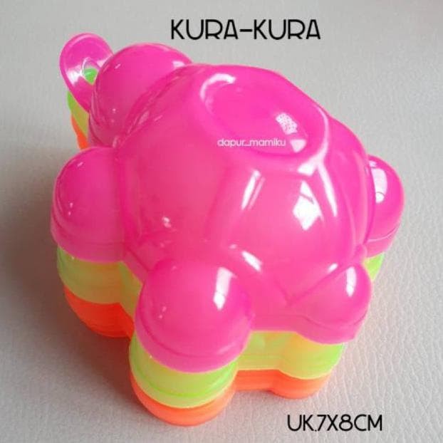 Cetakan Agar Agar Jelly Puding Karakter Motif Boneka Kura Kura Kepiting Pesawat