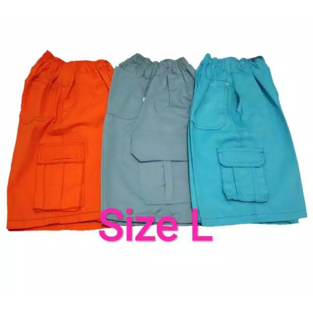 CELANA PENDEK ANAK LAKI-LAKI / Celana Cargo Pants Kids Saku Kimpul S M L