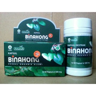 Kapsul Ekstrak Daun Binahong Amanah | Shopee Indonesia