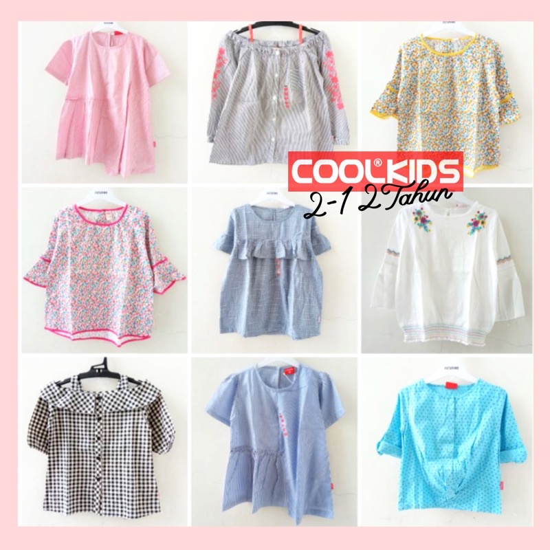 Blouse Kaos Atasan Baju Fashion Anak Perempuan Cool Kids Original Aksessories Anak 2-12Tahun 843
