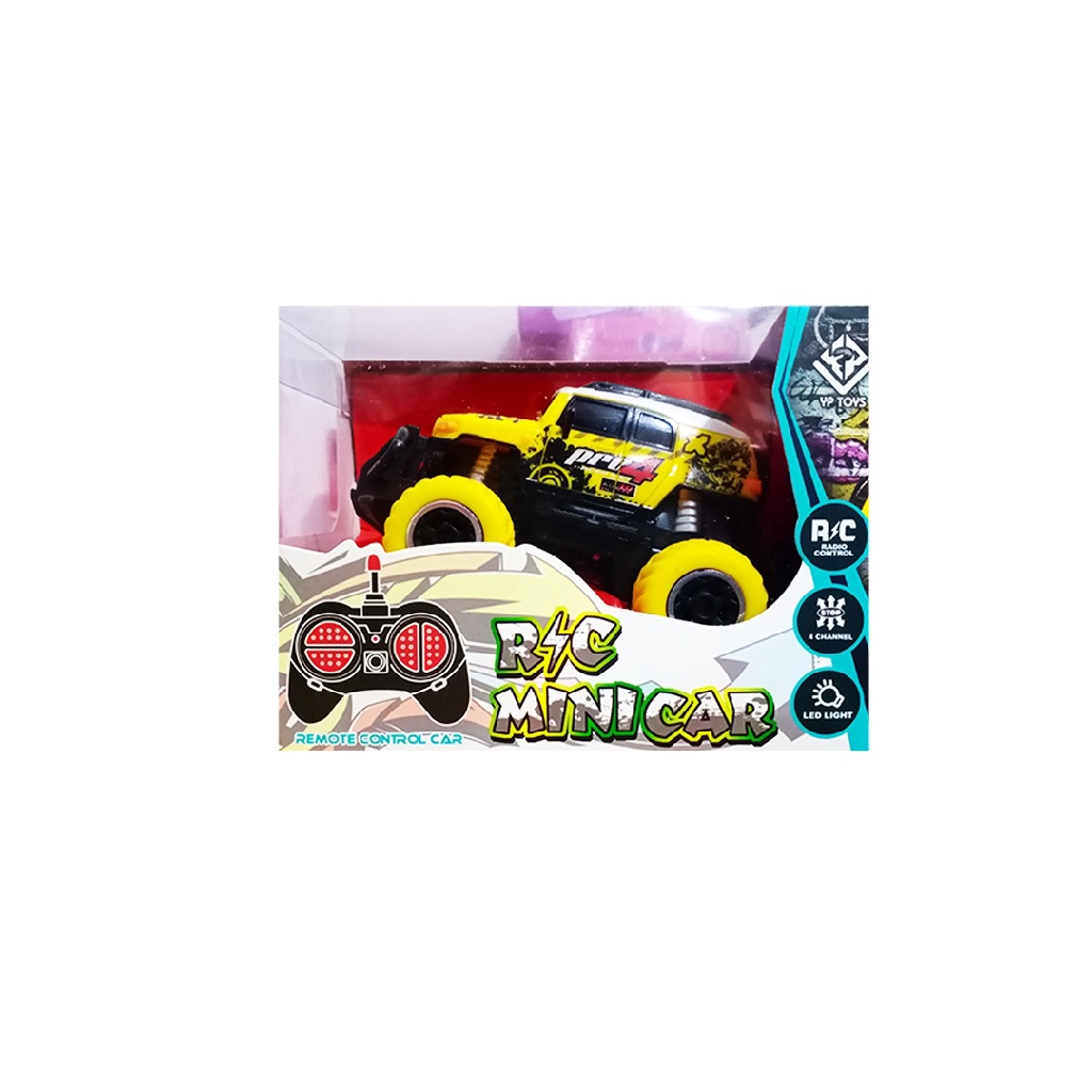 Mainan Mobil MINI CAR RC TRUK BIG FOOT Remote Control – Free Baterai