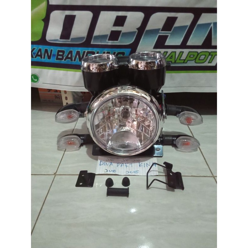 sepaket lampu rx king new peredam