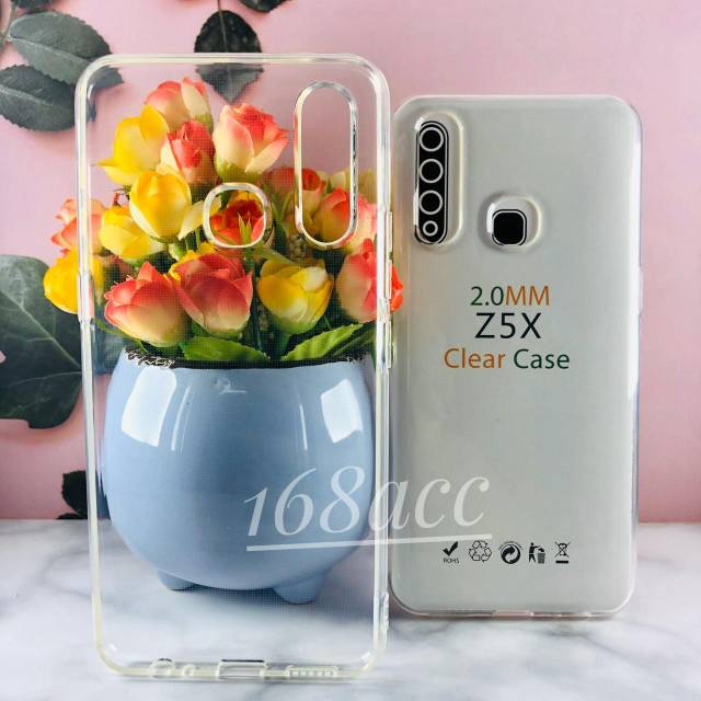 Silikon Jelly Softcase Bening Vivo Z5X Soft case Premium Bahan Tebal Anti Crack