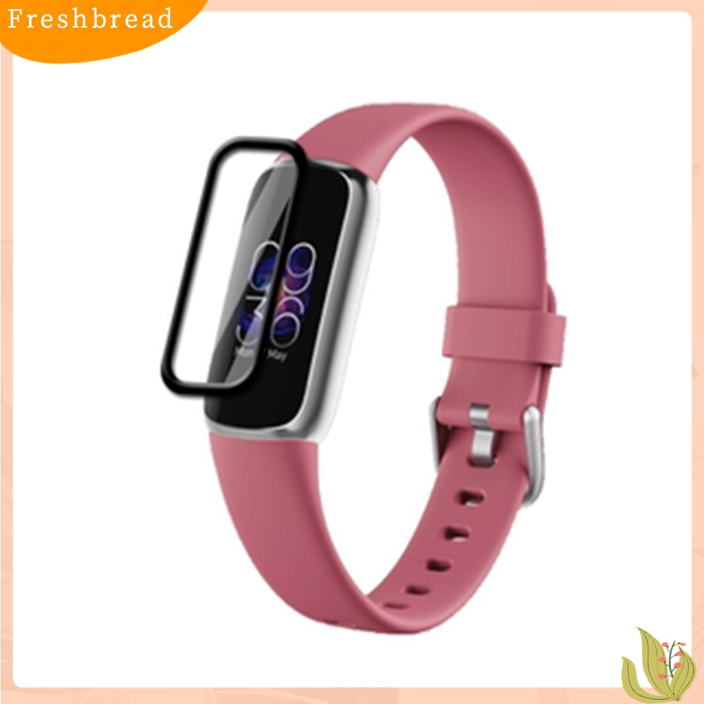 Terlaris 2Pcs Protective Film Anti-scratch High Definition Resilient Smart Watch Full Coverage Screen Film Cover for Fitbit-Luxe