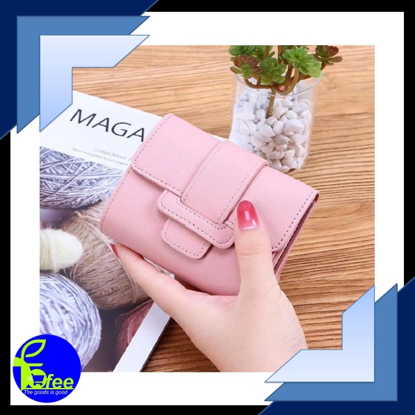 [IMPORT] - Dompet Wanita Lipat Kain Kanvas