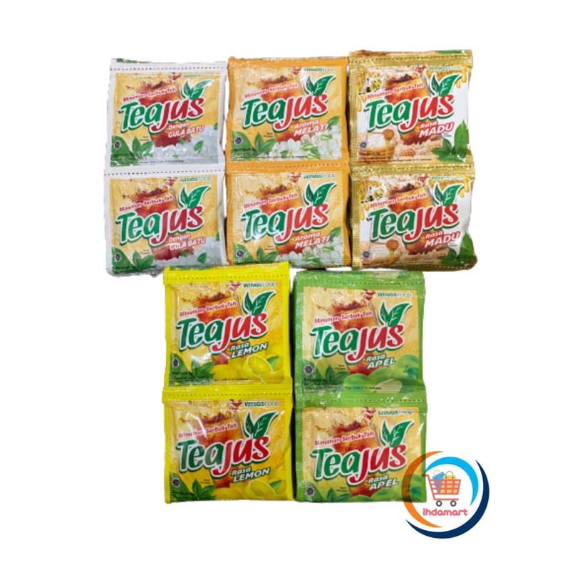 Teajus Minuman Serbuk Aneka Rasa 10 pcs