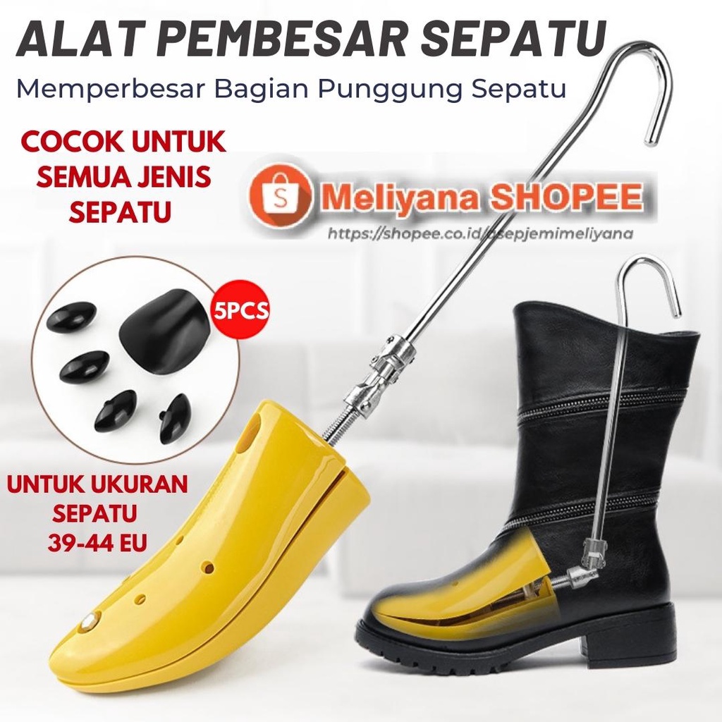 Shoe Expander Stretcher Alat Pembesar Pelebar Sepatu Boots Tinggi