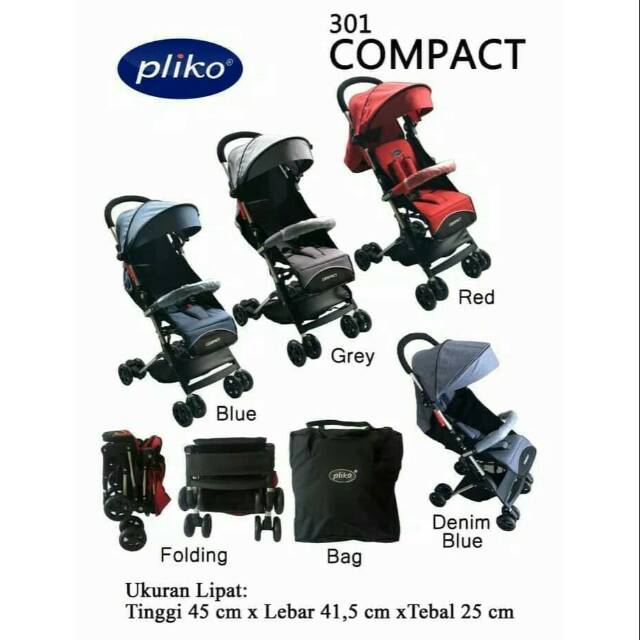 Stroller Bayi Travel Pliko Compact 301