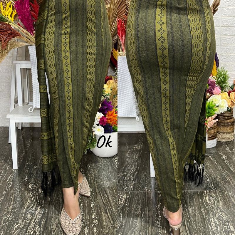 Kamen Jadi Denim Jaguar+Selendang