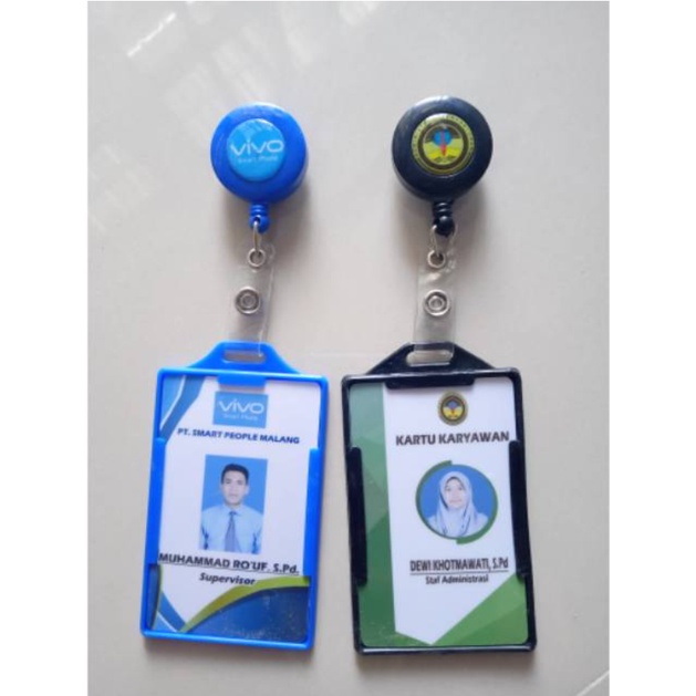 

ID Card Full Set (terdiri dari ID Card PVC, Holder, Yoyo, Logo Resin Timbul)