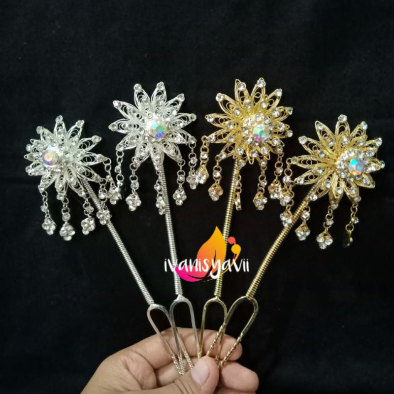 Mentul/ Kembang goyang Anisa/ Bintang/ Kupu-kupu/ Wayang/ Bunga Sekar