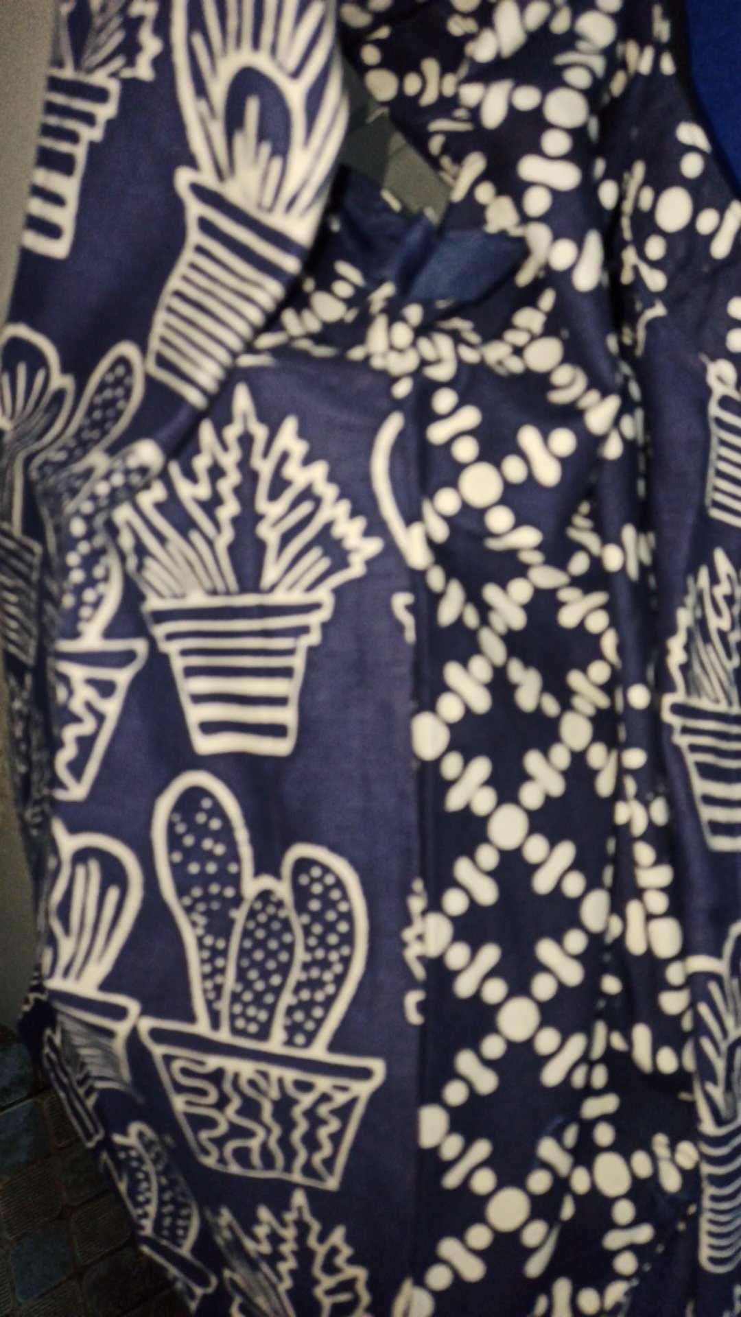 Kemeja Batik Anak Navy Series